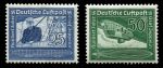 Германия 3-й рейх 1938 г. • Mi# 669-70 • 25 и 50 pf. • Граф Фердинанд фон Цеппелин (100 лет со дня рождения) • авиапочта • полн. серия • MNH OG VF ( кат. - €55 )