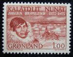 ГРЕНЛАНДИЯ 1977г. SC# 106 / 1 kr. / Й. БРОНЛУНД / MNH OG VF / АРКТИКА