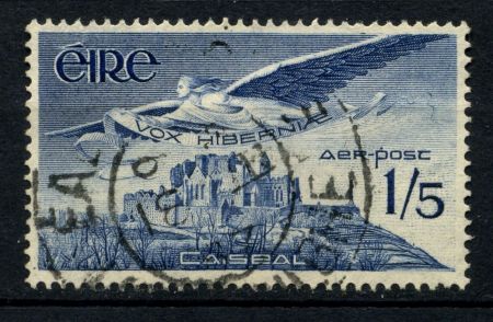 ИРЛАНДИЯ 1965г. SC# C7 / 1s.5p. АВИАПОЧТА / USED F-VF / АРХИТЕКТУРА