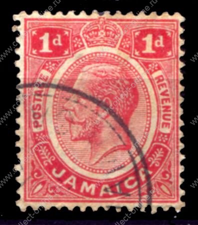 ЯМАЙКА 1912-20гг. SC# 61 / 1 d. КОРОЛЬ ГЕОРГ V / USED F-VF