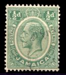 ЯМАЙКА 1927г. SC# 101 / 1/2 d. КОРОЛЬ ГЕОРГ V / USED F-VF