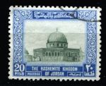 ИОРДАНИЯ 1955-64гг. SC# 332 / 20f. МЕЧЕТЬ / USED F-VF / АРХИТЕКТУРА