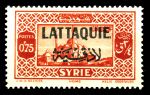 Латакия 1931-1933 гг. • SC# 8 • 75 с.(0.75 pi.) • надпечатка на осн. выпуске марок Сирии • MH OG VF