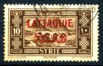 Латакия 1931-1933 гг. • SC# 18 • 10 pi. • надпечатка на осн. выпуске марок Сирии • Used VF ( кат. - $10 )