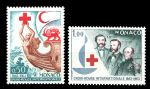 МОНАКО 1963г. SC# 536-7 / КРАСНЫЙ КРЕСТ / MNH OG VF