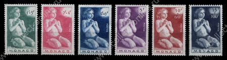 МОНАКО 1946г. SC# B85-90 / В ПОМОЩЬ ДЕТЯМ / MNG F-VF