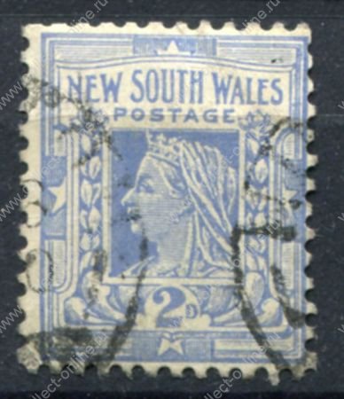 Новый Южный Уэльс 1905-1910 гг. • GB# 335 • 2 d. • осн. выпуск • королева Виктория • Used F-VF