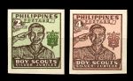 Филиппины 1948 г. • SC# 528-9a • 2 и 4 c. • 25-летие национального движения скаутов • полн. серия • MNH OG VF ( кат. - $ 3 )