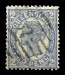 Квинсленд 1907-1911 гг. • Gb# 290 • 2 d. • Королева Виктория • стандарт • Used VF