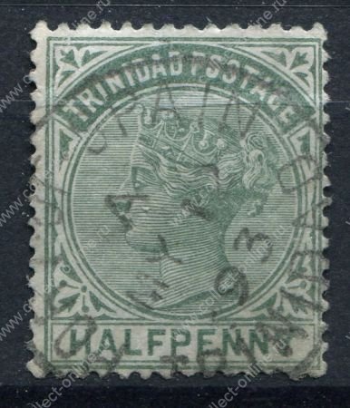 ТРИНИДАД 1896-1904гг. SC# 75 / 1/2 d. / USED F-VF