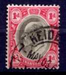 Трансвааль 1904-1909 гг. • Gb# 269 • 1 d. • Эдуард VII • стандарт • Used F-VF