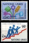 ООН Женева 1980г. SC# 96-7 • Социальные программы ООН • MNH OG VF