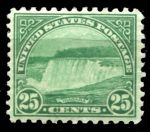 США 1922-5гг. SC# 568 / 25c. НИАГАРСКИЙ ВОДОПАД / MH OG VF / ВИДЫ