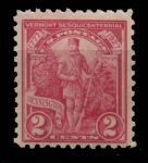 США 1927г. SC# 643 / 2c. ВЕРМОНТ / MNH OG F-VF