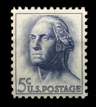 США 1962-6гг. SC# 1213 / 5c. / ДЖ. ВАШИНГТОН / MNH OG VF