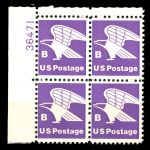 США 1981 г. • SC# 1818 • B(18 c.) • американский орел • стандарт • кв. блок • MNH OG VF