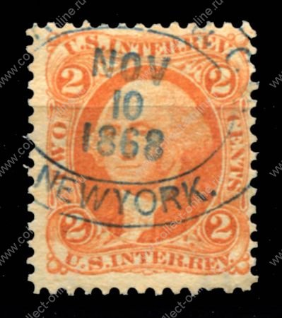 США 1862-71гг. SC# R15 / 2 c. / USED F-VF