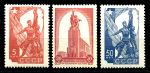 СССР 1938 г. • Сол# 580-2 • 5 - 50 коп. • Всемирная выставка в Париже • полн. серия • MH OG VF