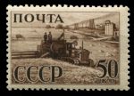 СССР 1941 г. • Сол# 784 • 50 коп. • Индустриализация страны • сельскохозяйственная техника • греб. • MNH OG VF