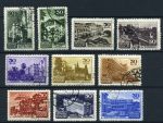 СССР 1947 г. • Сол# 1191-1200 • 30 коп.(10) • Курорты СССР • полн. серия • Used F-VF
