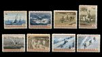 СССР 1954 г. • Сол# 1764-1771 • 40 коп. - 1 руб. • Спорт в СССР • полн. серия • MNH OG VF