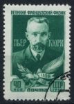 СССР 1956 г. • Сол# 1945 • 40 коп. • Великие деятели мировой науки и культуры • Пьер Кюри • Used(ФГ) XF