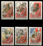 СССР 1958 г. • Сол# 2252-7 • 10 коп. - 1 руб. • 40-летие ВЛКСМ • полн. серия • MH OG VF