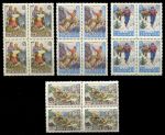 СССР 1959 г. • Сол# 2312-15 • 40 коп.(4) • Туризм в СССР • полн. серия • кв. блоки • MNH OG VF