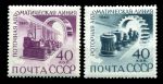 СССР 1960 г. • Сол# 2445-6 • 40 коп.(2) • Автоматизация производства • полн. серия • MH OG VF