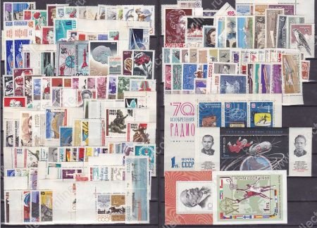 СССР 1965 г. • Сол# 3148-3303 • годовой набор • марки и блоки • MNH OG VF