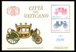 ВАТИКАН 1985г. SC# 767a / БЛОК КАРЕТЫ / MNH OG VF / ТРАНСПОРТ