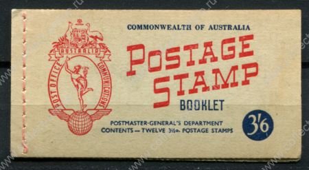 Австралия 1953 г. • Gb# SB31 • 3½ d.(12) • Елизавета II • буклет (в.з.) • MNH OG VF