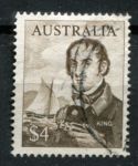 Австралия 1966-1973 гг. • Gb# 403 • $4 • Мореплаватели • Джеймс Кинг • концовка • Used VF ( кат.- £ 8 )
