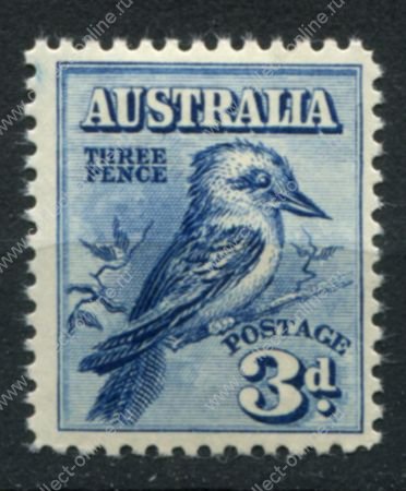 Австралия 1928 г. • Gb# 106 • 3 d. • 4-я национальная филателистическая выставка • кукабара • MNH OG VF