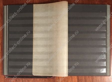 Альбом для марок A4+ • 12 листов(24 страницы) • фон черный • (ГДР) • б.у. VF