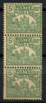 Мадагаскар 1908-1924 гг. • Iv# T10 • 5 c. • королевский дворец Антананариву • служебный выпуск • сцепка 3 м. • MNH OG* F-VF