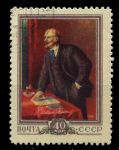 СССР 1956 г. • Сол# 1889 • 40 коп. • Владимир Ильич Ленин • Used(ФГ)/** XF