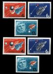 СССР 1964 г. • Сол# 3009-14 • 4 - 12 коп. • День космонавтики • полн. серия • MNH OG XF