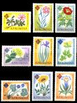Румыния 1961г. SC# 1459-67 / полезные растения / MNH OG VF / флора