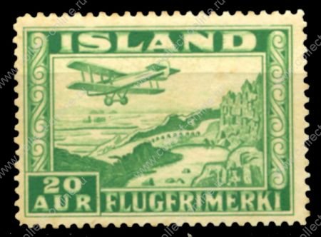 Исландия 1934г. SC# C16a / 20a. авиапочта / MH OG F-VF / самолеты / кат.-$25.00