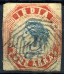 Индия 1854 г. • GB# 26 • 4 a. • Королева Виктория • стандарт • Used XF= (кат.- £800! )