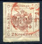 Австрия 1877 г. • Sc# PR6 • 2 kr. • газетный выпуск • Used VF (кат. - $6.75) 