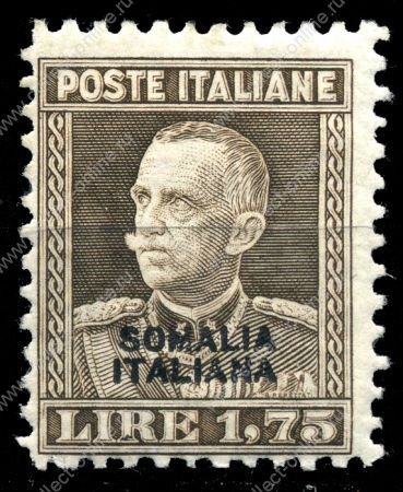 Итальянское Сомали 1928-30гг. • Sc# 103 • 1.75 L. • надпечатка • MH OG VF ( кат. - $80.00 )