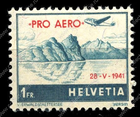 Швейцария 1941г. SC# C35 / MNH OG VF / авиация