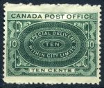 Канада 1898 г. • SC# E1 • 10 c. • спец. доставка • MNG VF ( кат.- $125- )