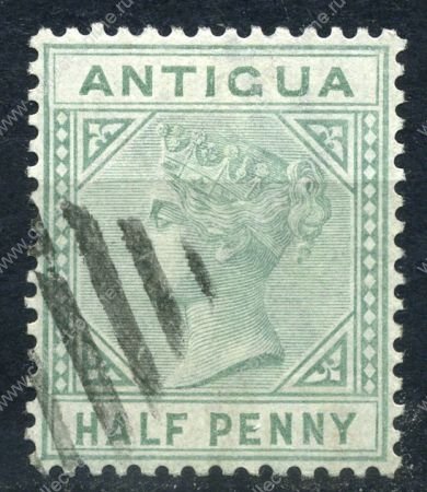 Антигуа 1882г. GB# 21 / 1/2d. / Used VF