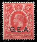 Танганьика 1917-1921 гг. • Gb# 48 • 6 c. • Георг VI • надп. "G.E.A." • стандарт • MH OG VF