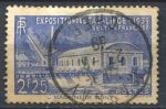 Франция 1939 г. Sc# 388 • 2.25 fr. • Международная промышленная выставка. Льеж • Used F-VF • ( кат. - $4 )