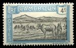 Французский Камерун 1925-1927 гг. • Iv# 108 • 4 c. • осн. выпуск • стадо коров на переправе • MH OG VF