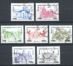 КНДР 2001 г. • Sc# 2090-6 • 200 - 2200 R. • Старинные храмы • полн. серия • Used(ФГ) XF